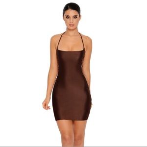 Right Side of the Tracks Lace up Mini Dress